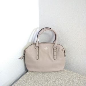 Kate Spade NY Cream Pebbled Leather Bag